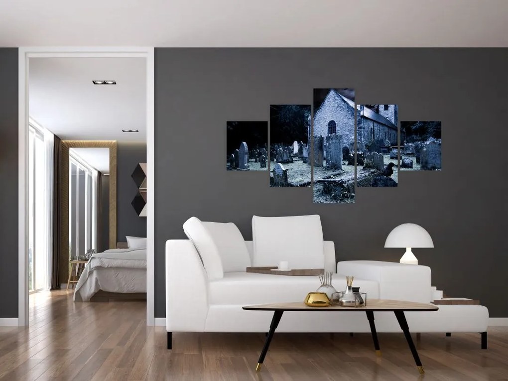 Obraz - Ciemna noc (125x70 cm)