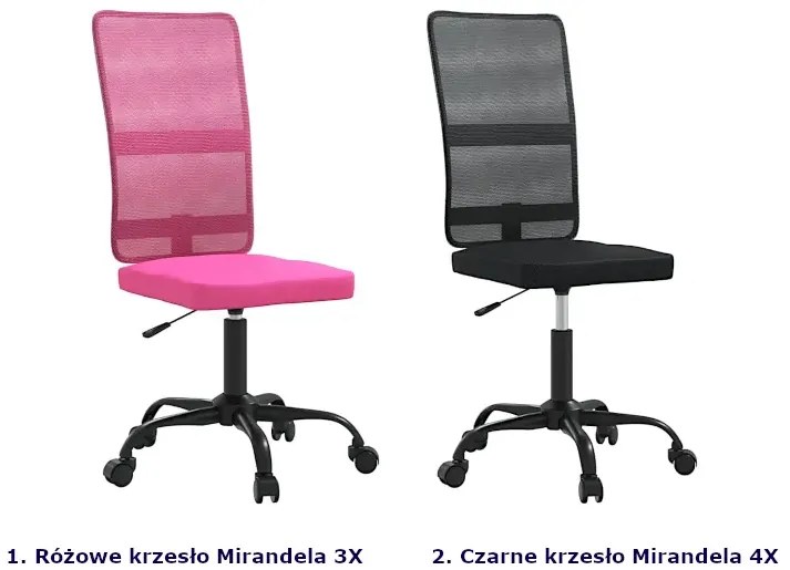 Czarne regulowane krzesło biurowe S5-P67