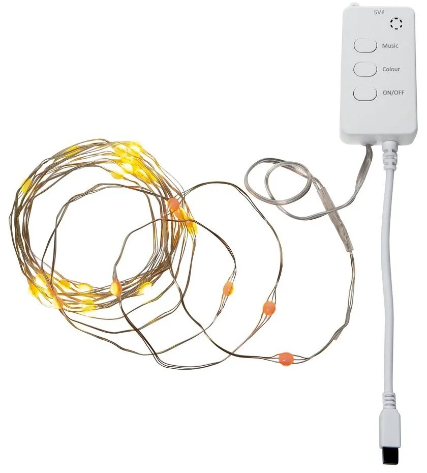 Girlanda świetlna na USB liczba żarówek 30 szt. długość 300 cm Smart Strip – Star Trading
