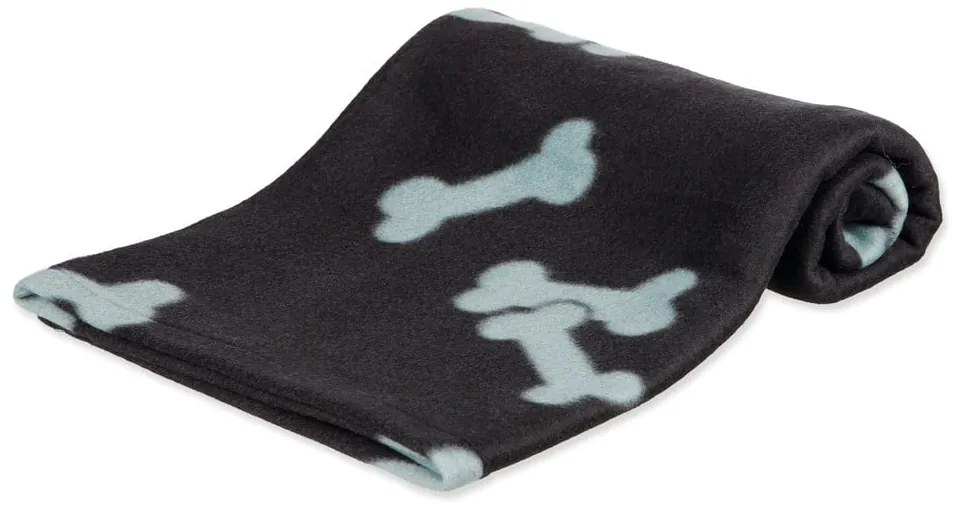Czarny polarowy koc dla psów 100x70 cm Trixie Barney – Plaček Pet Products