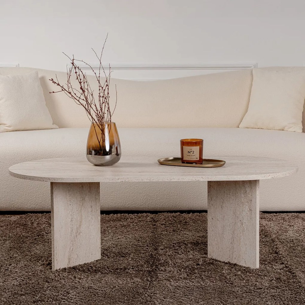 Stolik konferencyjny Sable Travertine