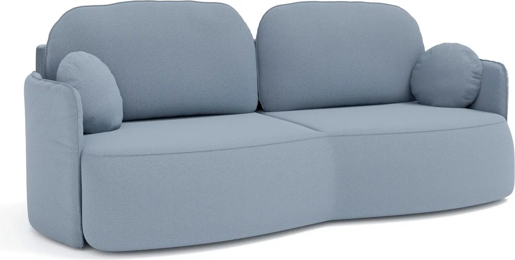 Turkusowa rozkładana sofa R1-W10