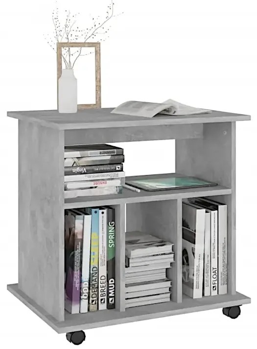 Kontener biurkowy w kolorze szarego betonu G5-F87