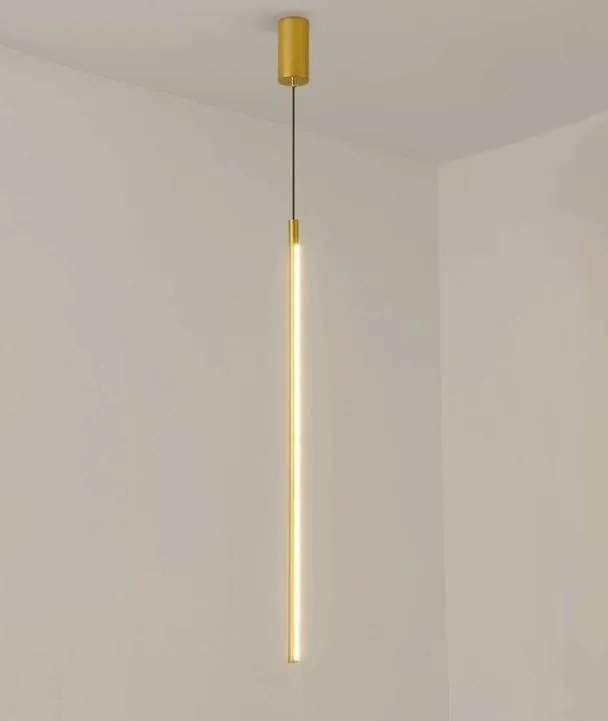 Lampa liniowa LED wisząca sufitowa AT47-1SL-Gold