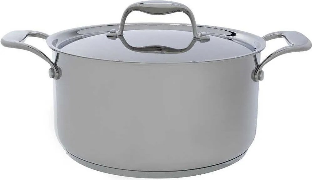 Garnek ze stali nierdzewnej 22 cm 4,18 L Cosy & Trendy Classic, do wszystkich rodzajów kuchenek w tym indukcji, dno z aluminium kapsułkowego