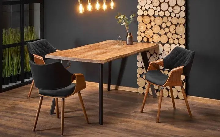 Rozkładany stół minimalistyczny Perfos - dąb naturalny