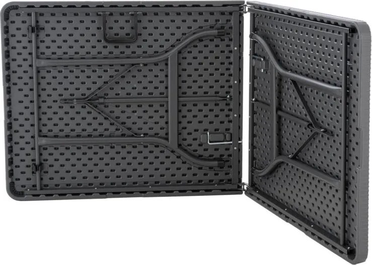 Składany przenośny stół 180 cm, antracyt