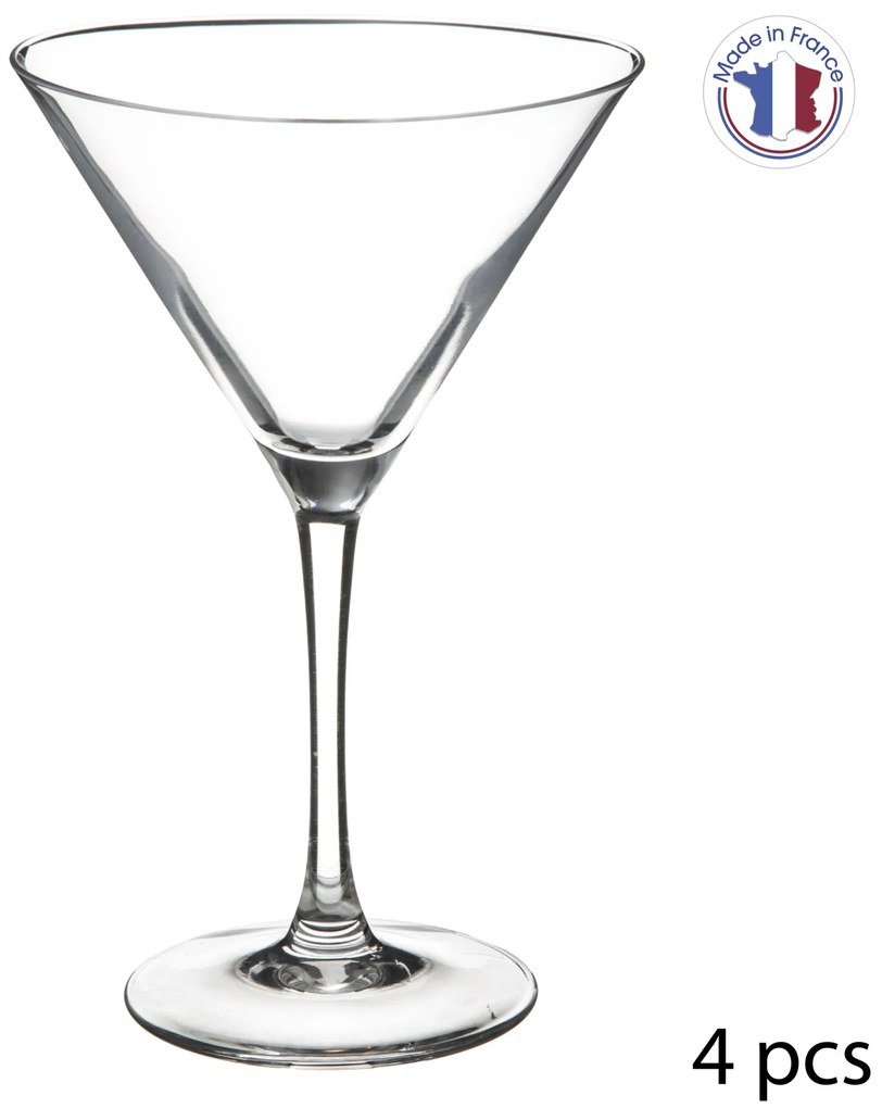 Kieliszki do koktajli, 4 sztuki, 150 ml