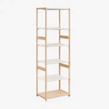 Regał 60x185 Cm Z Bambusa Deneb Miel - Sklum