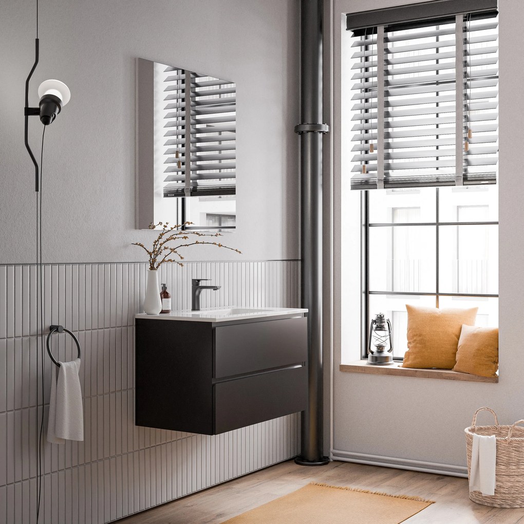 Szafka podumywalkowa AVA 80 cmZ ceramiczną umywalką