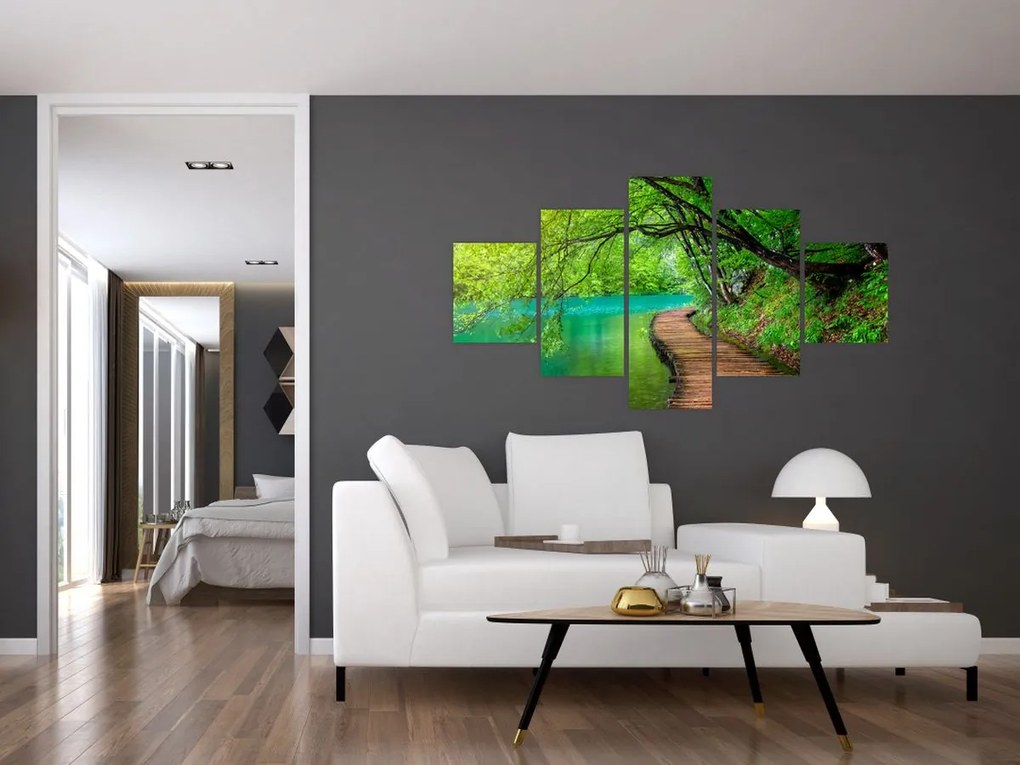 Obraz - Jeziora Plitwickie (125x70 cm)