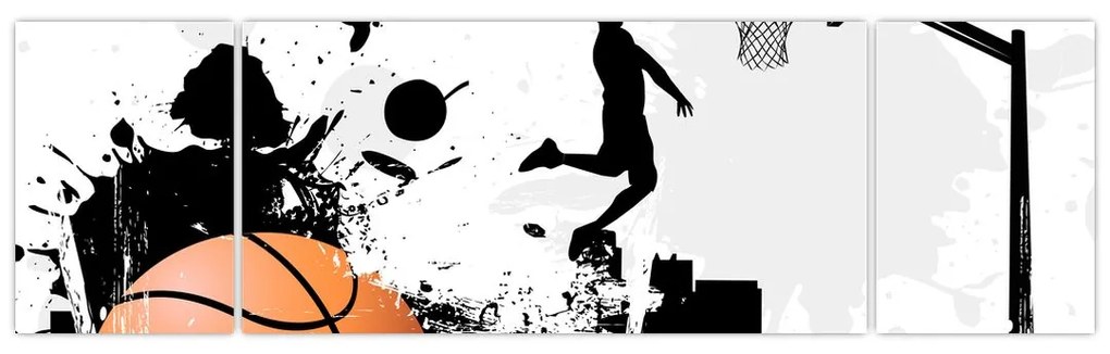 Obraz - Koszykarz (170x50 cm)