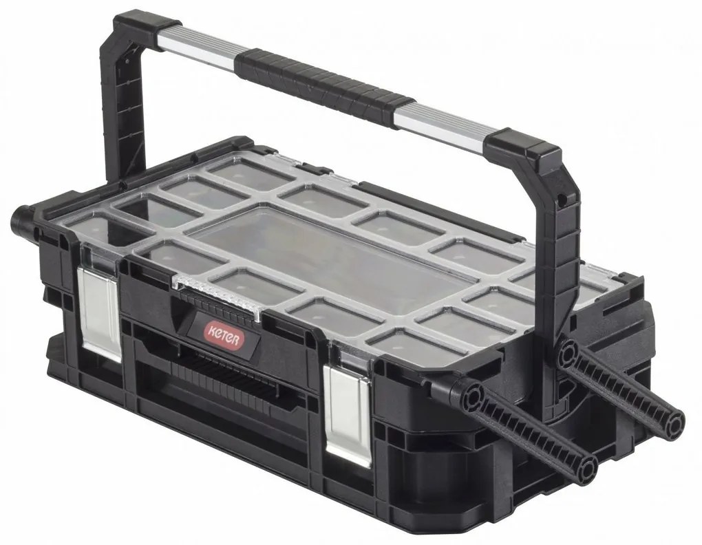 Keter Organizer na narzędzia Cantilever, 56,5 x 30,7 x 16,1 cm, czarny