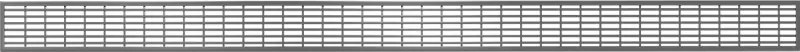 Mexen Flat M33 maskownica do odpływu liniowego 100 cm, gun gray szczotkowany - 1E33100