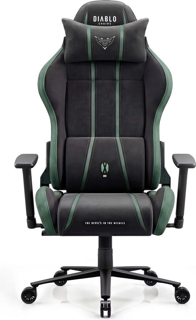 Fotel gamingowy materiałowy Diablo X-One 2.0 King Size, Forest Green