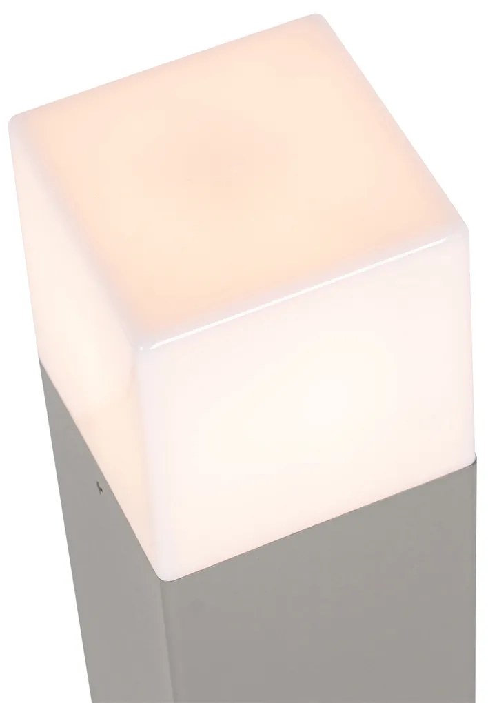 Nowoczesna lampa podłogowa zewnętrzna szara 50 cm IP44 - Denmark