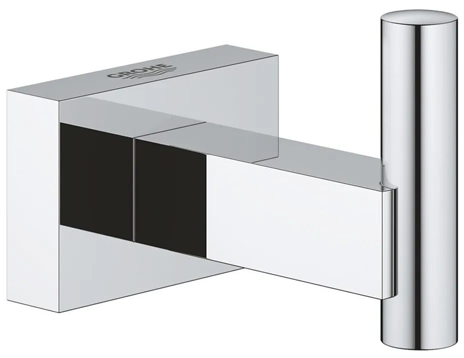 GROHE 40511001 - Wieszak na szlafrok ESSENTIALS CUBE, chrom błyszczący
