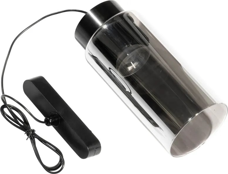 Nowoczesna czarna lampa wisząca do systemu szynowego jednofazowego z LED - Magnetic Vance