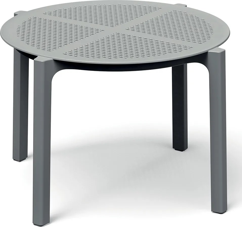 Okrągły stolik ogrodowy Nexo z tworzywa sztucznego