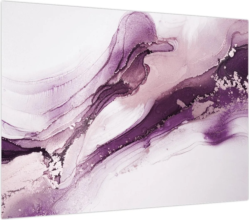 Obraz - Fioletowy płyn artystyczny (70x50 cm)