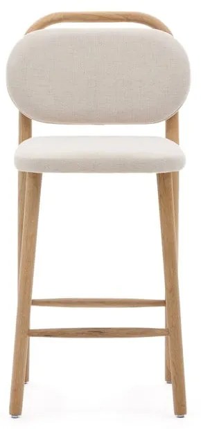 Beżowy hoker (wysokość siedziska 66 cm) Helda – Kave Home