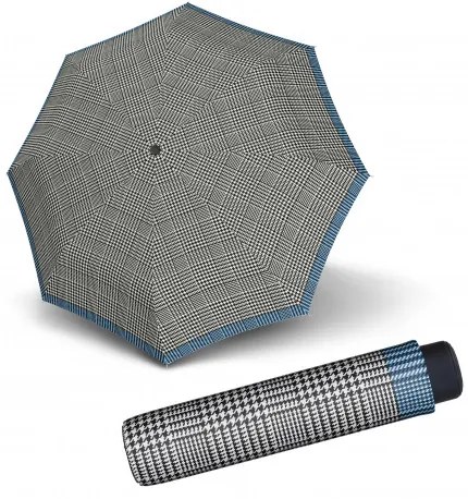 Mini Smart Glencheck - damski parasol składany