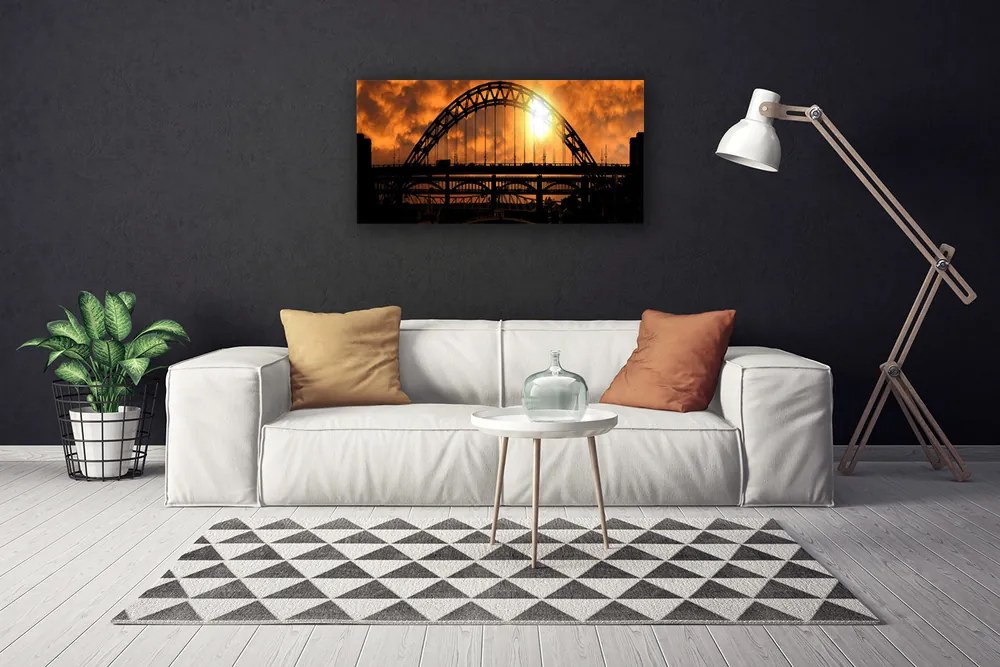 Fotoobraz na płótnie Monumentalna Konstrukcja Mostu
