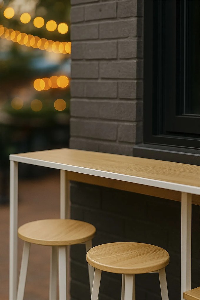 Set Bar Mesa Alta + 2 Taburetes Loku