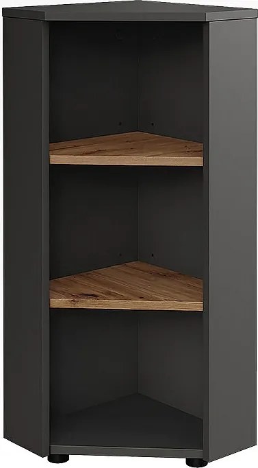 Narożna szafka środkowa antracyt/artisan 33x33x81 irma