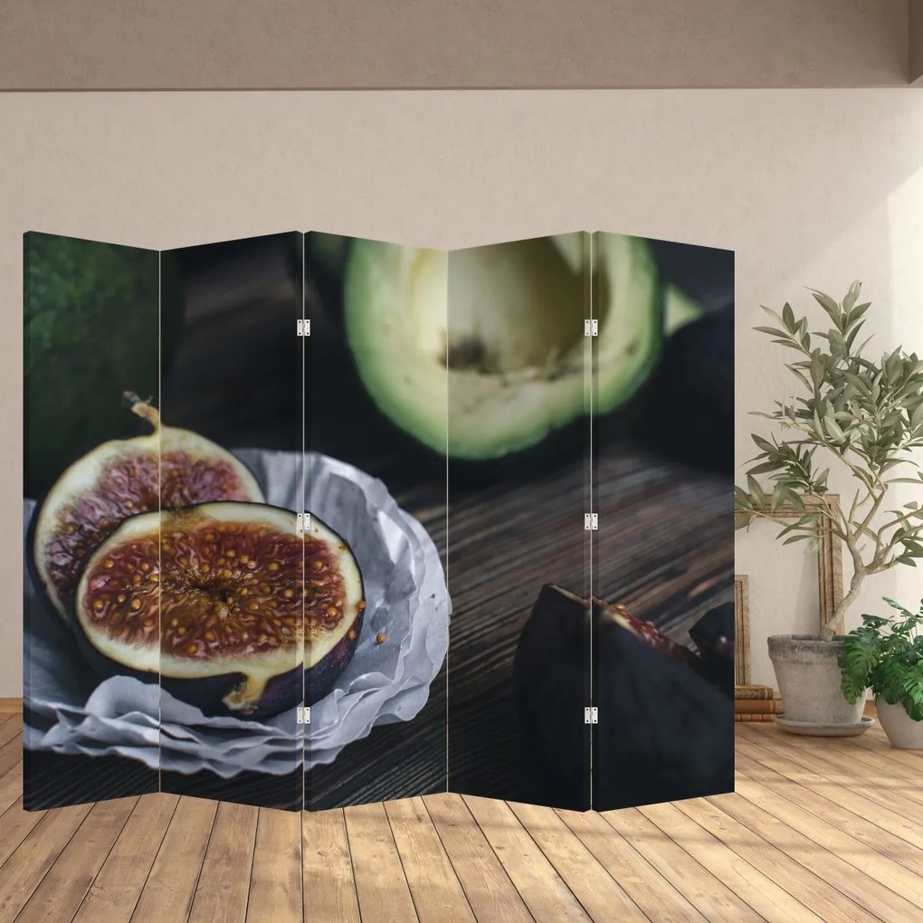 Parawan - Figi i awokado (210x170 cm)