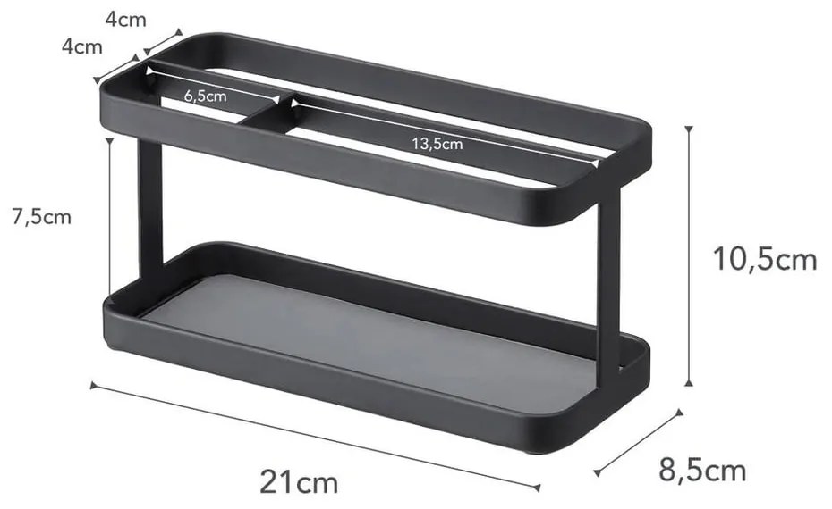 Czarny stojak uniwersalny YAMAZAKI Tower Rack