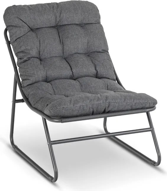 Zestaw Mebli Ogrodowych NIKEA Szary 2x Fotel Stolik Tarasowy Nowoczesny