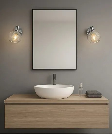 Chromowany designerski kinkiet - 26X EX795 M4-B51