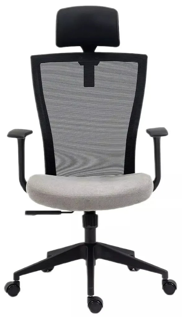 Fotel biurowy Q-328H czarny/szary SIGNAL