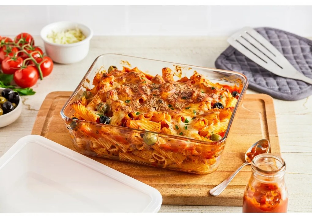 Pyrex Szklany pojemnik Cook & Freeze 2,6 l, 24 x 19 x 8 cm, 2,6 l