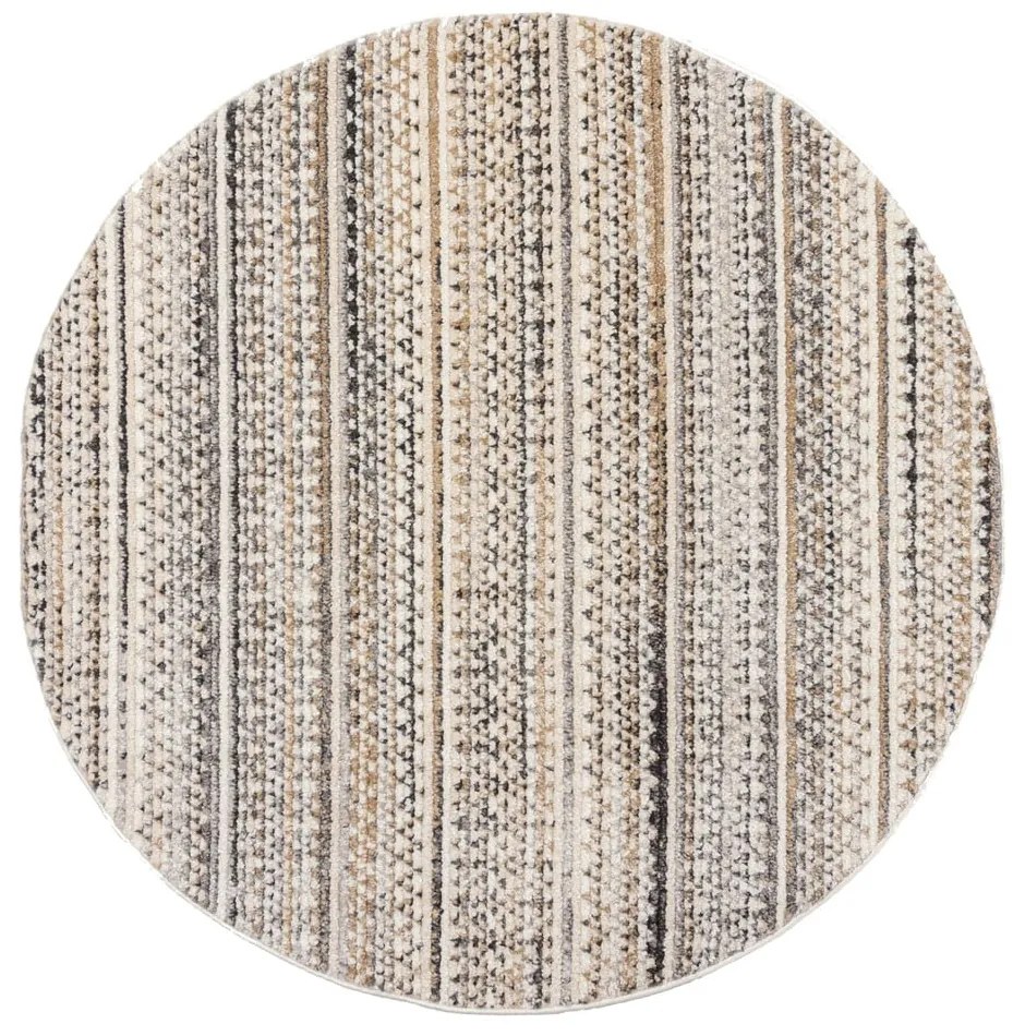 Beżowy okrągły dywan 160x160 cm Camino – Flair Rugs