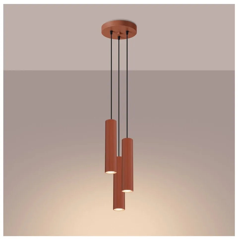 Ceglasta lampa wisząca ø 19,5 cm Gleam – Nice Lamps