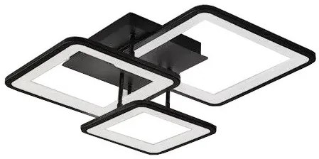 Plafon lampa LED sufitowa kwadrat metalowa AT88-3SL-Black