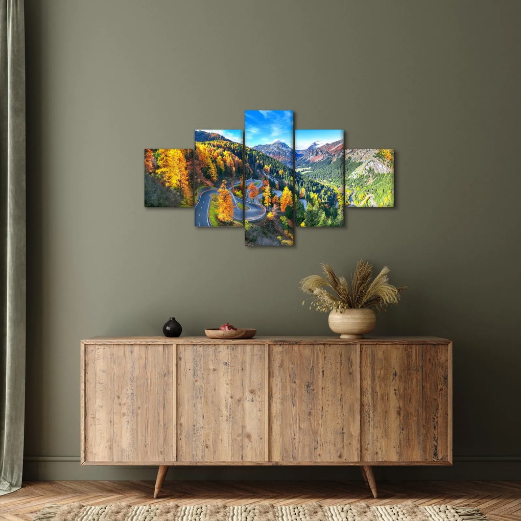 Obraz - Przełęcz Malajska (125x70 cm)