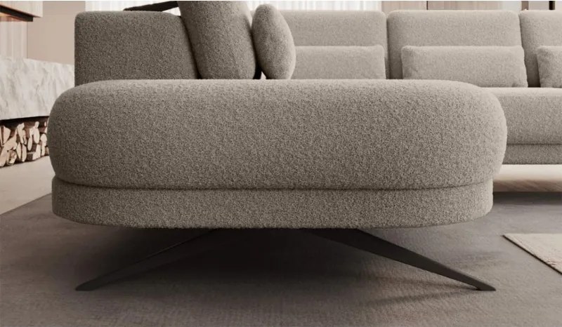 Narożnik ILUSIO L z elektryczną regulacją w tkaninie Now Or Never 16 WERSAL