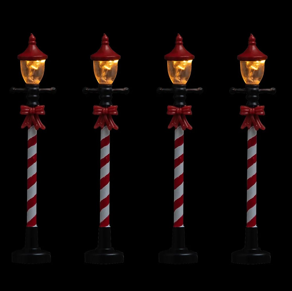 Latarnia świąteczna, świeca LED, 10 cm