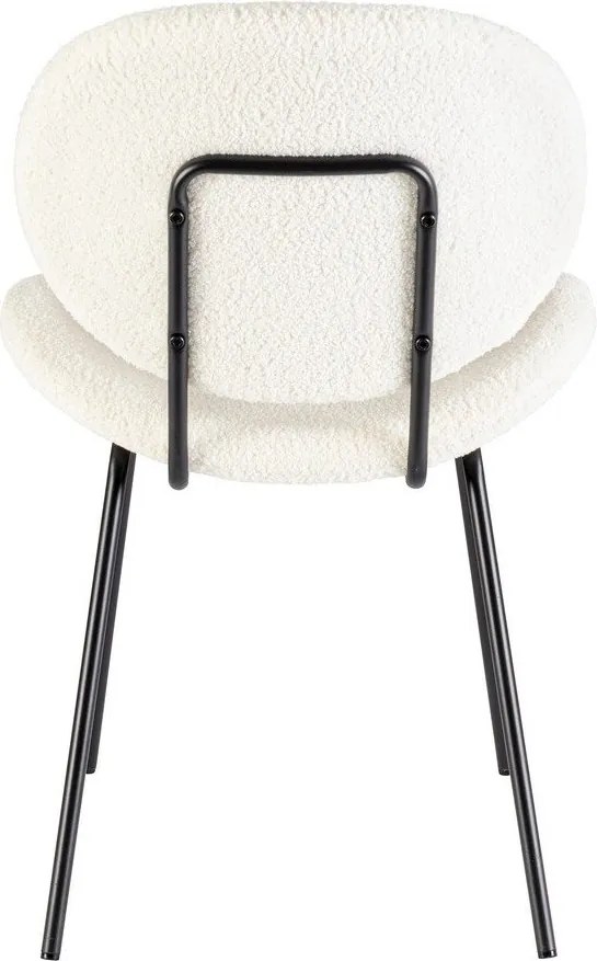 Białe tapicerowane krzesło Maddie – Yes Everyday