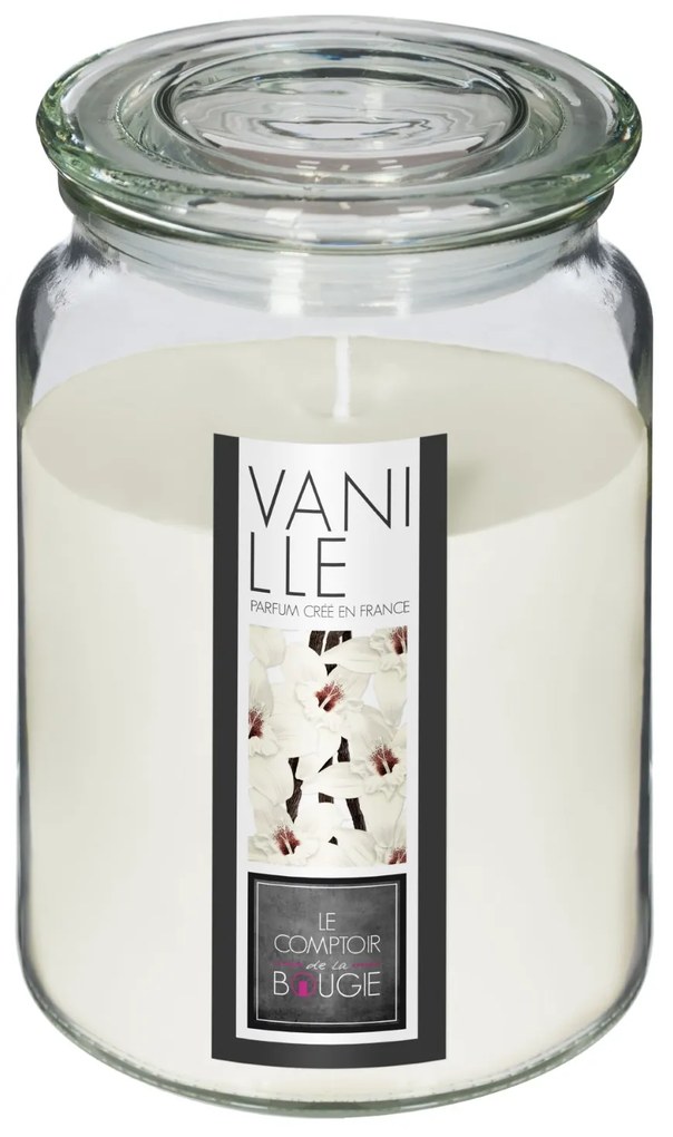 Świeca zapachowa w szkle NINA, 510 g, waniliowa