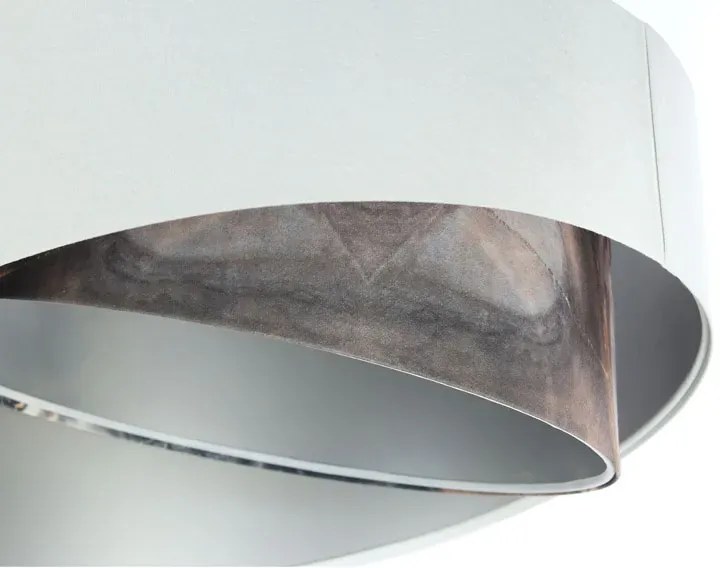 Minimalistyczna lampa wisząca welurowa N0-Z38
