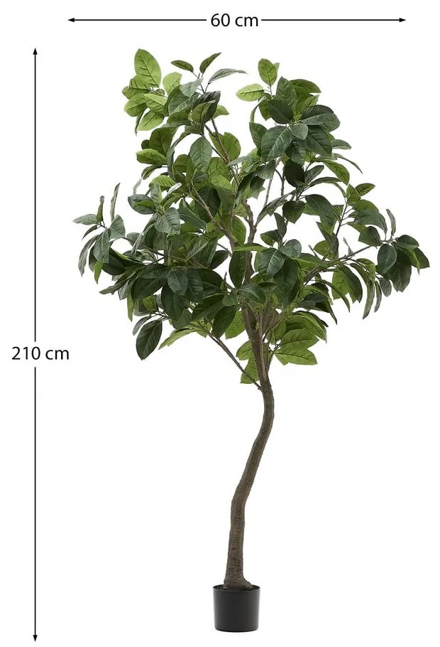 Sztuczny fikus (wysokość 210 cm) Ficus – Kave Home