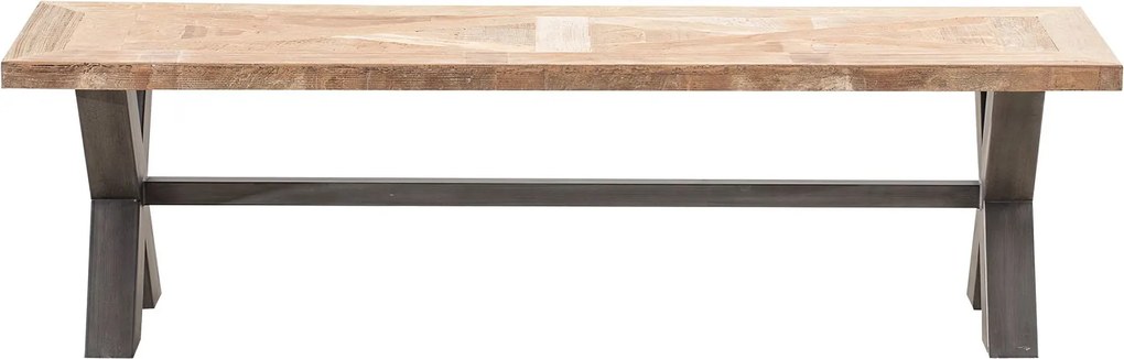 Ławka Moscal 160x40x46 black&natural