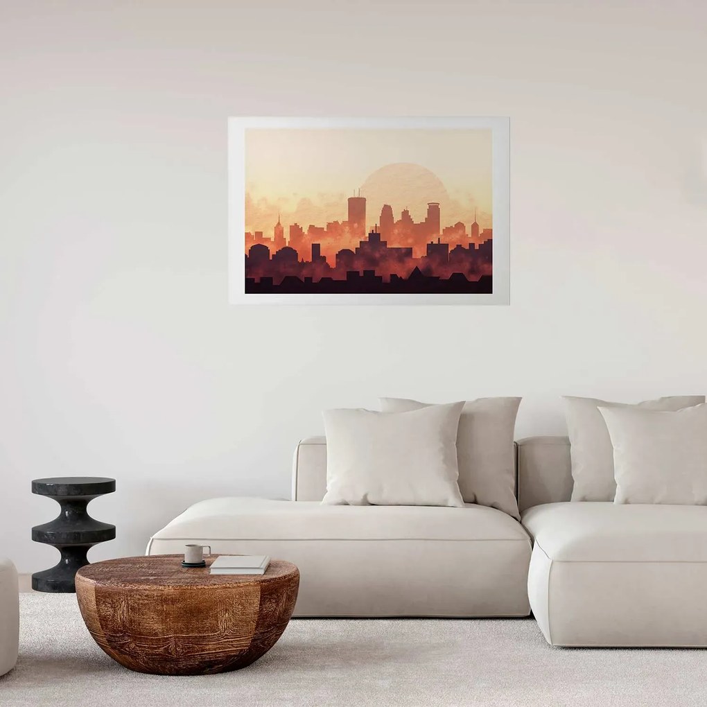 Plakat Żar miasta 60x40 cm bez ramy z marginesem ARTGEIST B