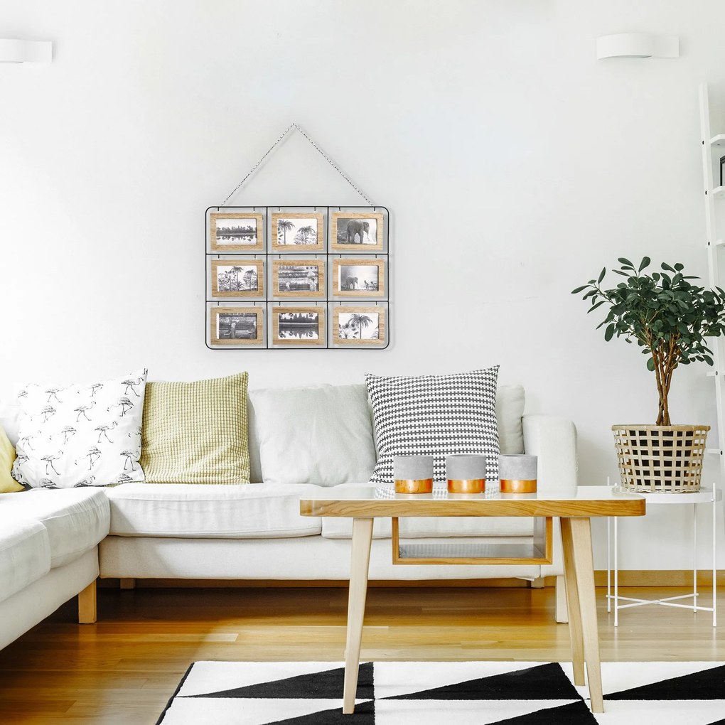 Ramka na 18 zdjęć dwustronna, 64 x 50 cm, galeria do zdjęć