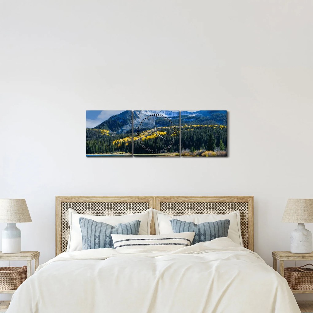 Obraz - Lost Lake, Oregon (z zegarem) (90x30 cm)