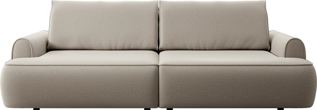 Masseno Sofa MARE z funkcją spania i pojemnikiem na pościel, Rozkładana sofa - Beżowy, ONEGA 2